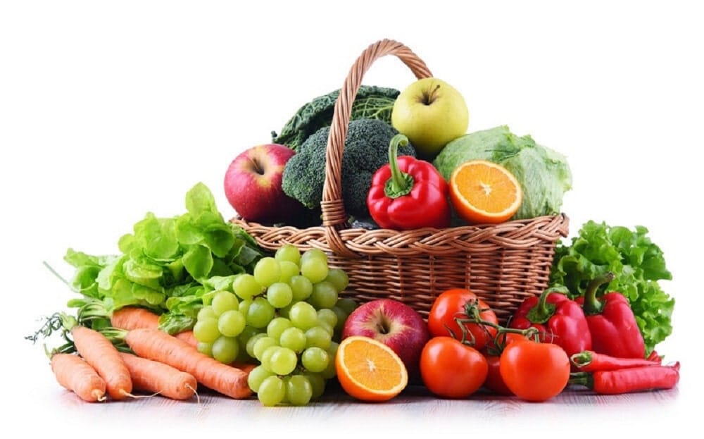 کمک میوه و سبزیجات و غذاهای سرشار از فیبر به هضم غئا